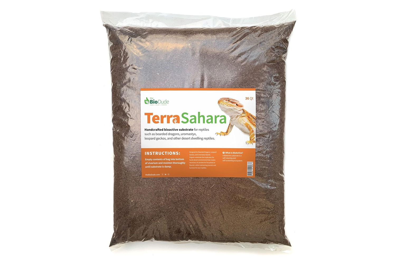 Amazon The Bio Dude Terra Sahara Bioactive Reptile Substrat