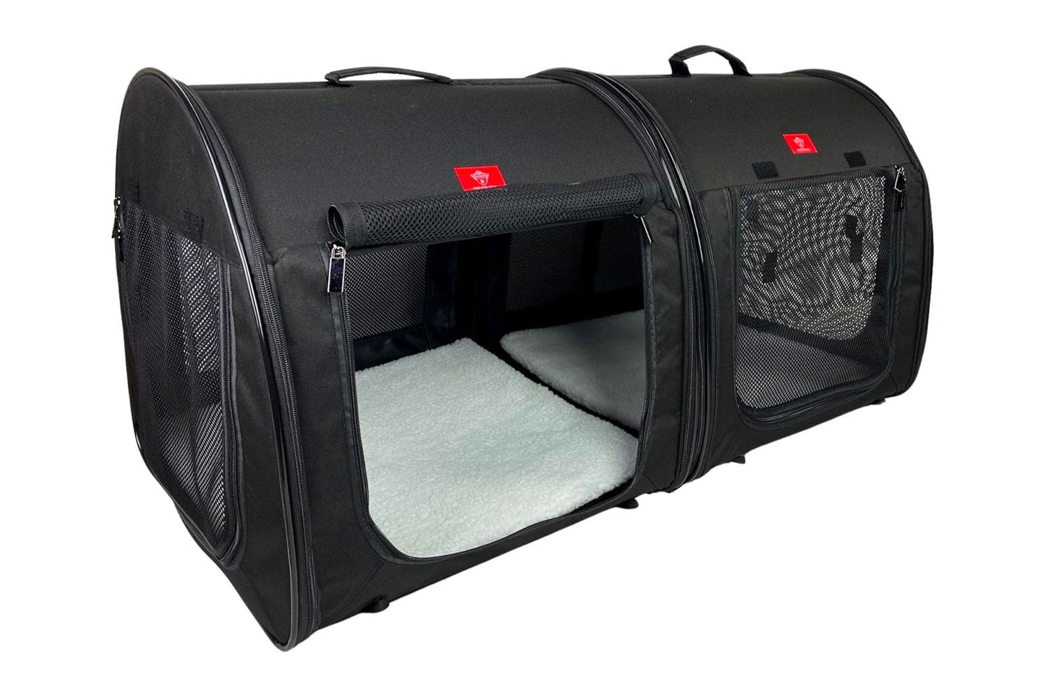 Un pour animaux de compagnie Portable 2 en 1 Kennel à double animal