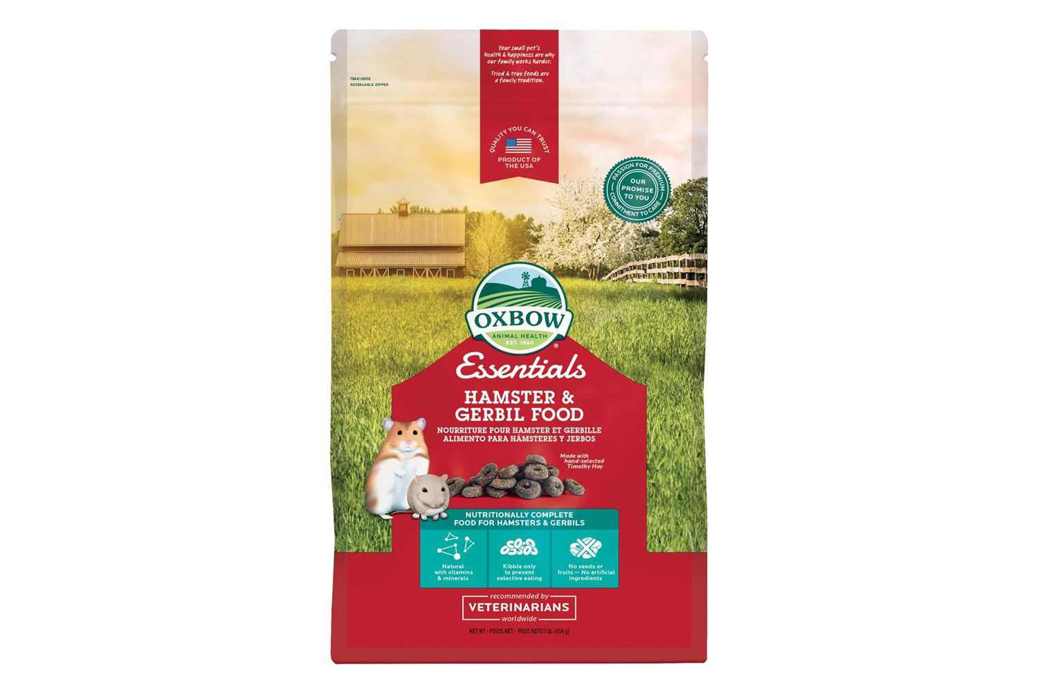 Amazon Oxbow Essentials Tous les hamster naturels et les aliments gerbil