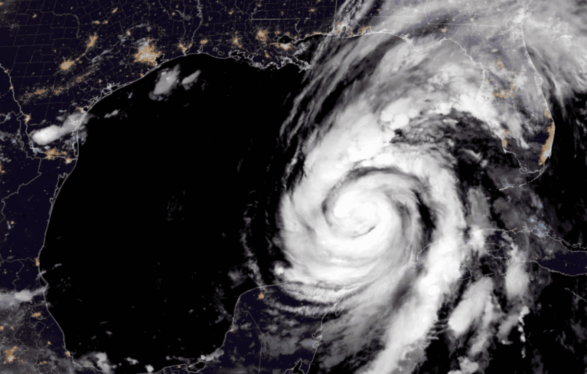 Prévisions de l'ouragan Hélène.