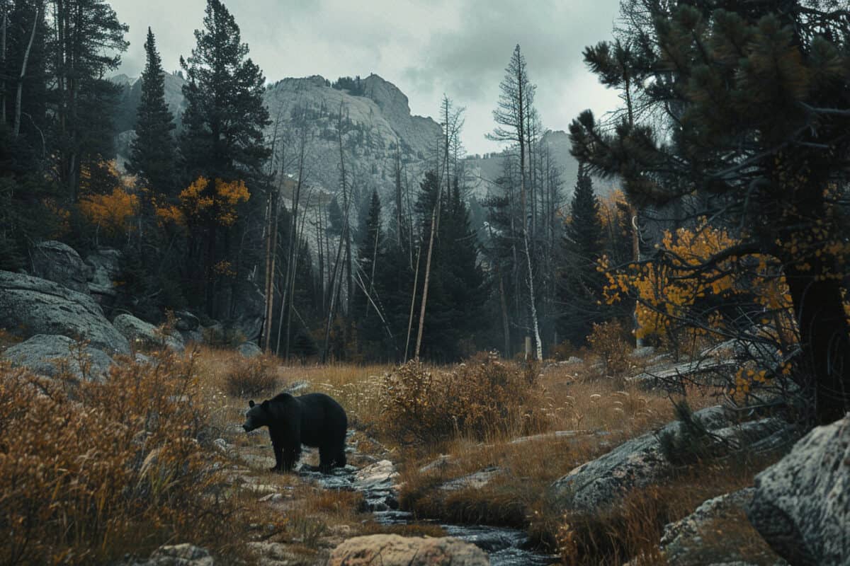 Ours noir de Chris Weber avec MidJourney