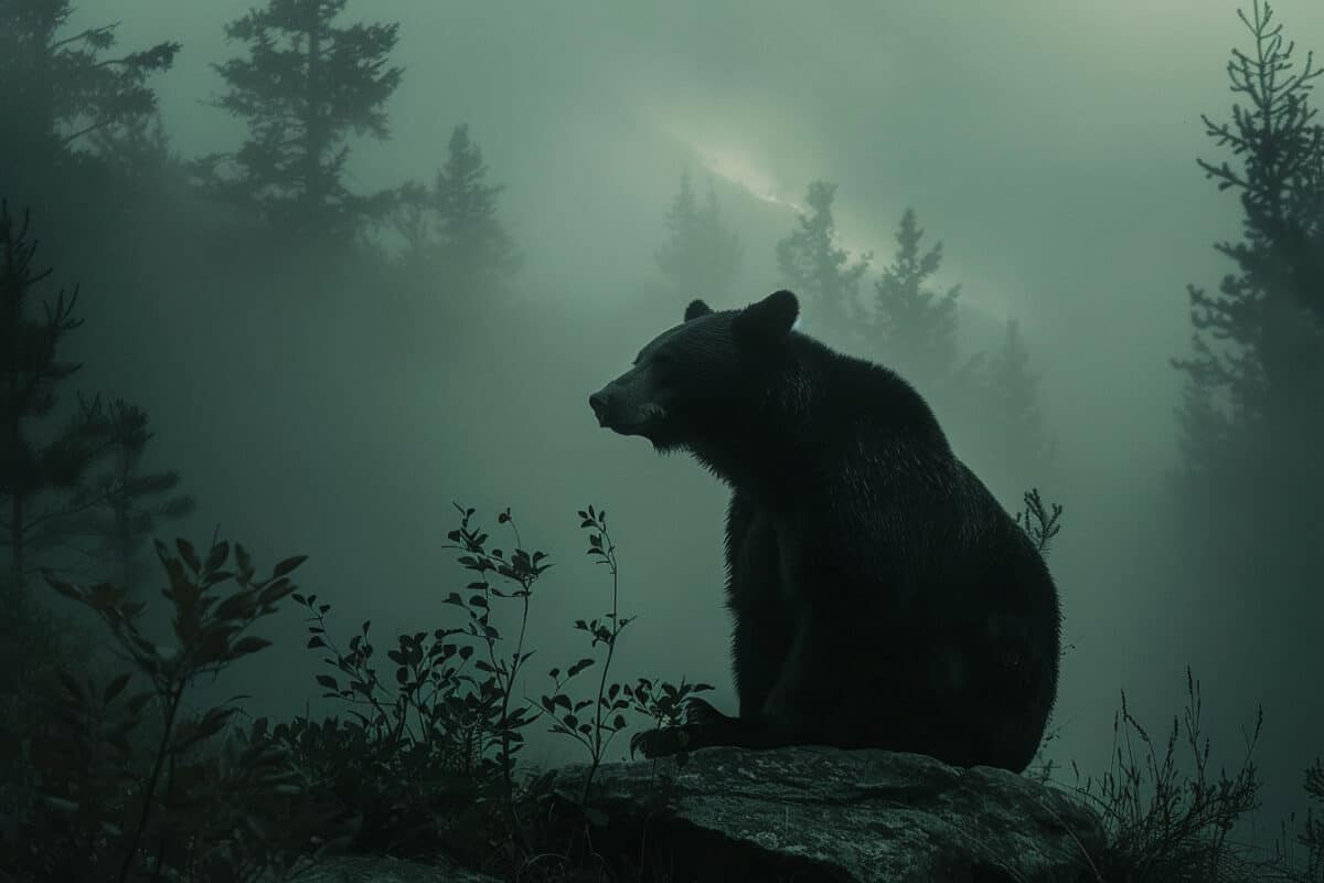 Ours noir de Chris Weber avec MidJourney