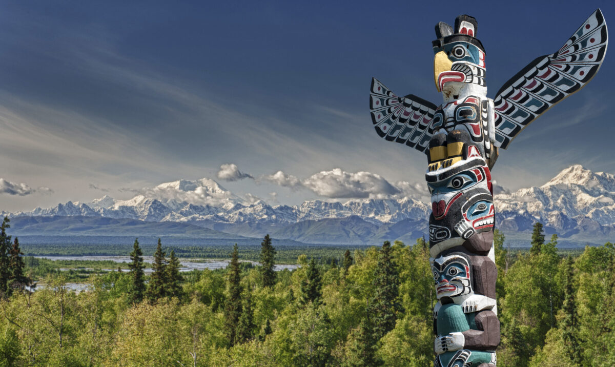 Un totem amérindien