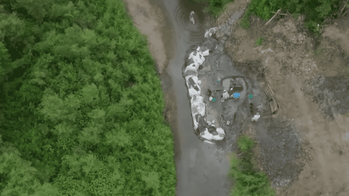 Site de fouilles dans l'Iowa