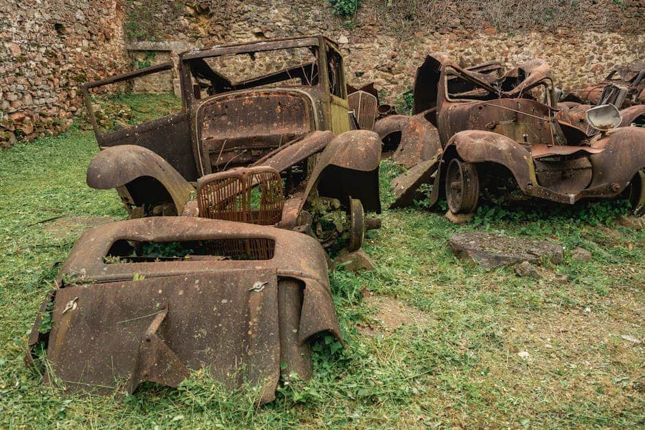 La ville déserte d'Oradour-sur-Glane (crédits image : pexels)