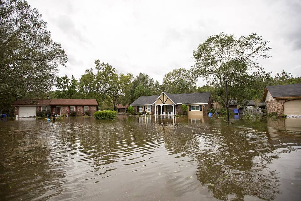 Inondations à Charleston, en Caroline du Sud, après l'ouragan Matthew